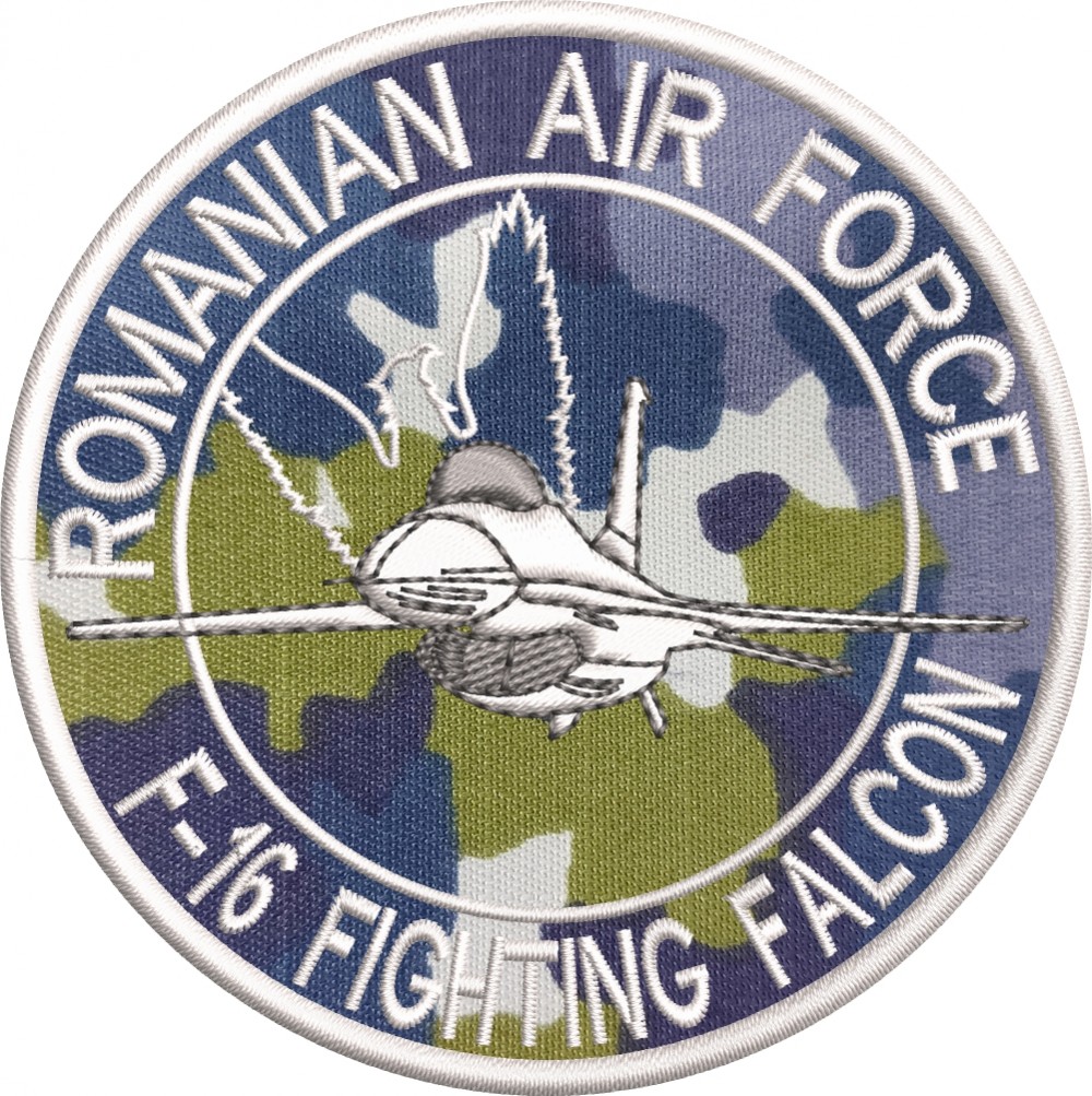 ECUSON / EMBLEMA - Pilot F-16 FIGHTING FALCON Romanian Air Force COMBAT